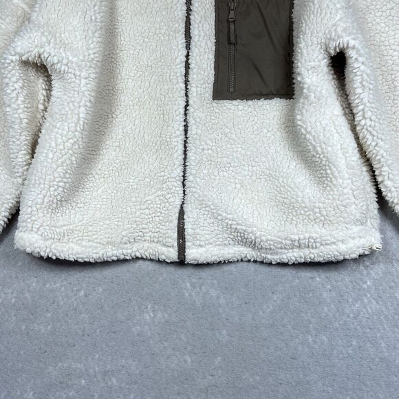 Fabletics Jacket Womens SZ Small Rylan Sherpa Teddy Jacket Full Zip Plush - Picture 5 of 13